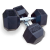 Body Solid Rubber Hex Dumbbells, 85lb Pair- CS Body Solid Rubber Hex Dumbbells, 85lb Pair- CS