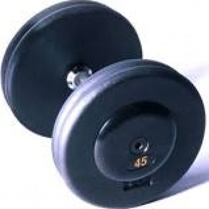 Picture of Troy 100lb solid rubber barbell