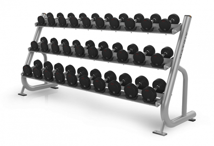 Picture of 3-tier Dumbbell Rack w/Saddles - CS