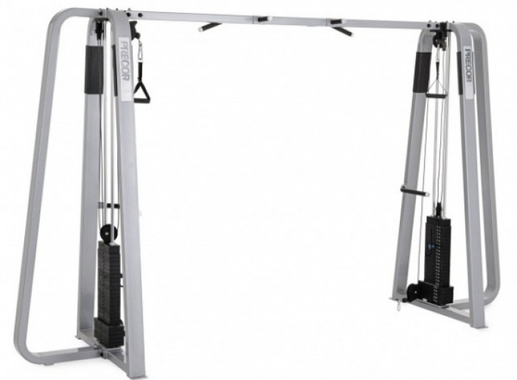 Precor Icarian Dual Adjustable Pulley Cable Crossover w/Multi Grip Pull-up
