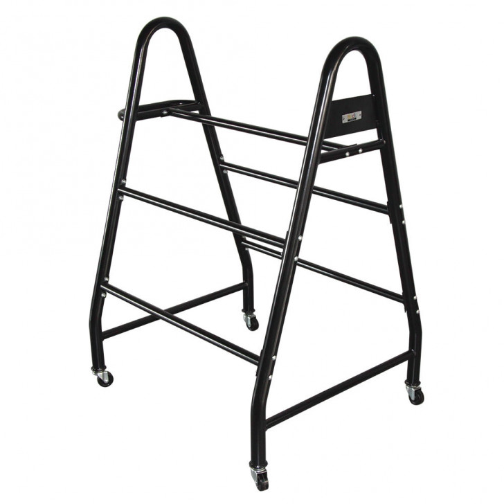 Picture of MAT HANGER RACK, BLACK, 44" X 34" X 27", CASTERS INCLUDED