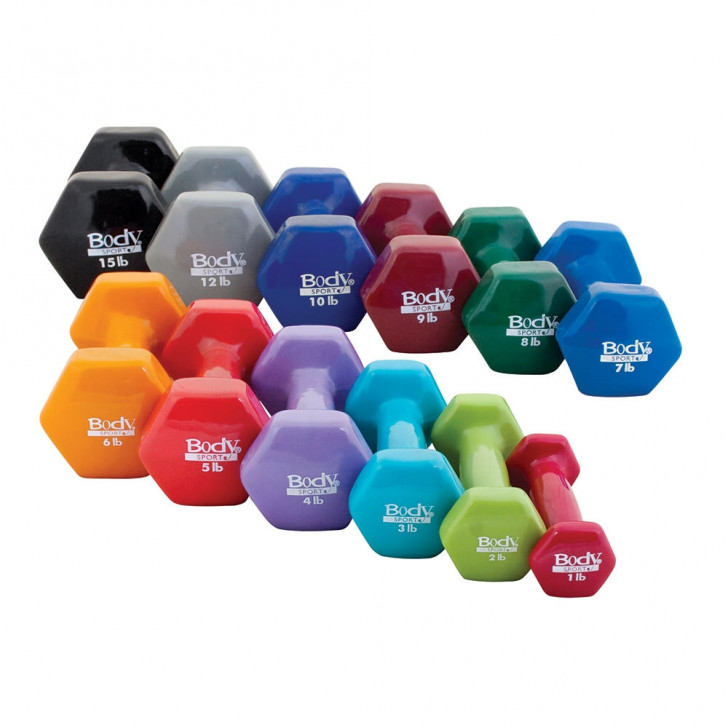 Picture of VINYL COLORED DUMBBELL SET