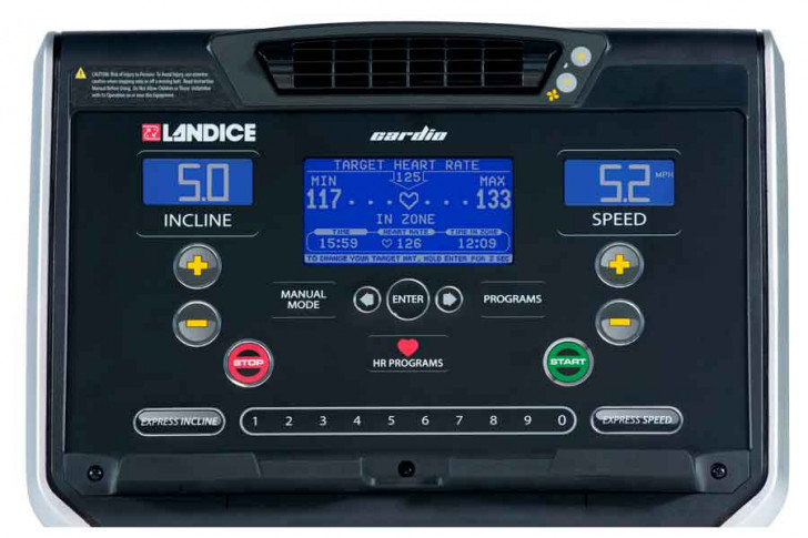 Picture of L8 LTD Series Treadmill - Cardio Control Panel