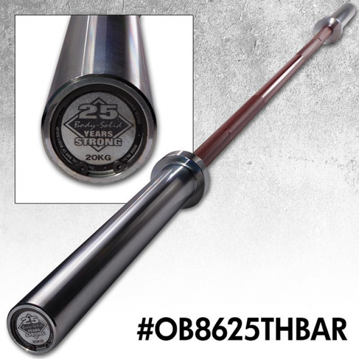 Picture of Premium Olympic Bar (Red/Black) OB8625TH