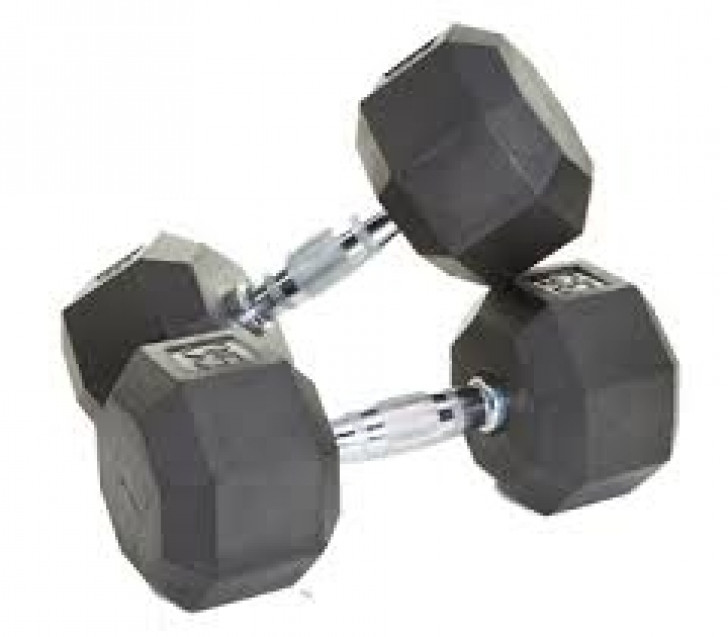 Picture of Troy 12.5 lb. 12-sided urethane enased dumbbell