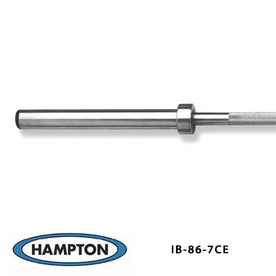 7' International Bronze Bushing Bar with Hard Chrome. 700 lb test – 30 mm – 135,000 psi rating.