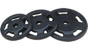 Rubber Olympic Plates 25 lbs - CS