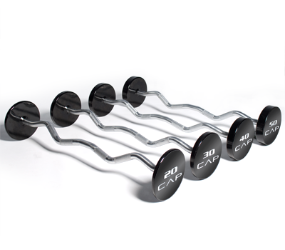 Urethane Curl Barbells