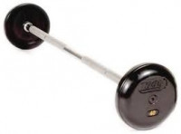 Troy 110lb solid rubber barbell