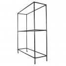 Picture of THREE TIER BALL RACK, BLACK, 18 1/2" X 62 1/2" X 72", CASTERS INCLUDED