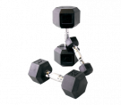 Picture of RUBBER COATED DUMBBELLS W/ ERGONOMIC HANDLES