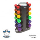 Picture of Jelly-Bell Urethane Aerobic Dumbbells – Set