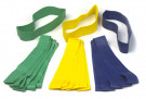 Picture of MINI FLAT BANDS PACK OF 10 LIGHT RESISTANCE - Yellow