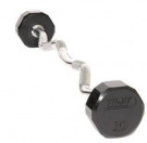 Picture of Troy 12 SIDED 90LB RUBBER CURL BARBELL