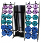 Picture of TKO Cardio Pump Barbell Set w/ Plates + Foam Gripped Barbell