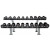 10-PAIR DUMBELL RACK WITH SADDLES