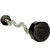 Troy 12 SIDED 40LB RUBBER CURL BARBELL