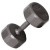 Troy 100 lbs.12-Sided Solid Gray Dumbbell w/ contoured handle