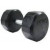 Troy 105 lbs.12-sided rubber encased dumbbell