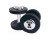 Troy 115 lb. fixed pro-style dumbbells, straight handle, black plate, chrome end cap