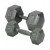 Troy 115 lbs12-Sided Solid Gray Dumbbell w/ contoured handle