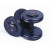 Troy 12.5 lb. fixed pro-style dumbbells, contoured handle, black plate, rubber end cap